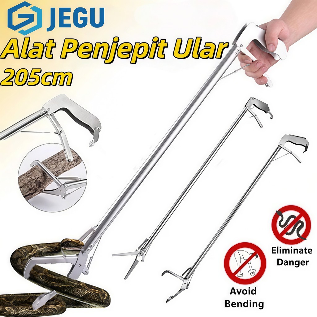 JEGU Alat Penjepit Ular/ Penangkap Ular / Sarung Tangan, Tas Ular, Kit / Tang Sampah