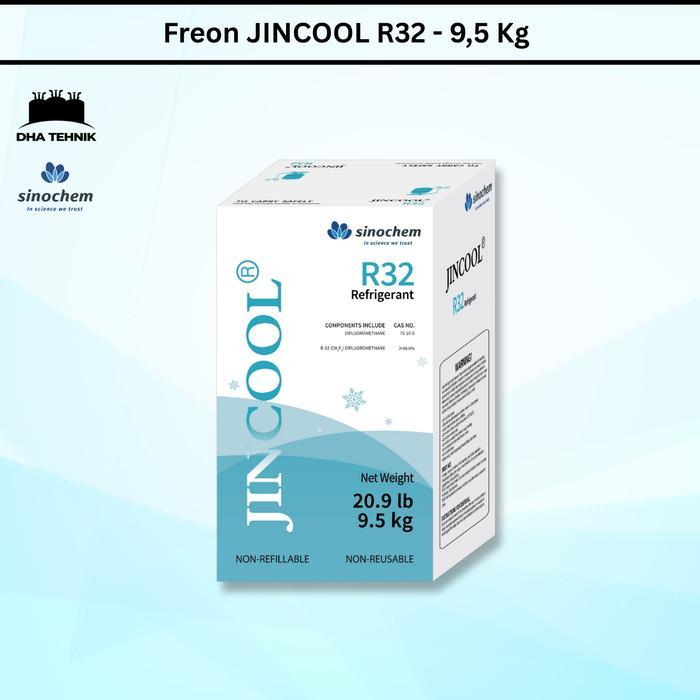 Freon jincool sinochem R32 9,5 Kg - Freon AC R32 Jincool Sinochem Original