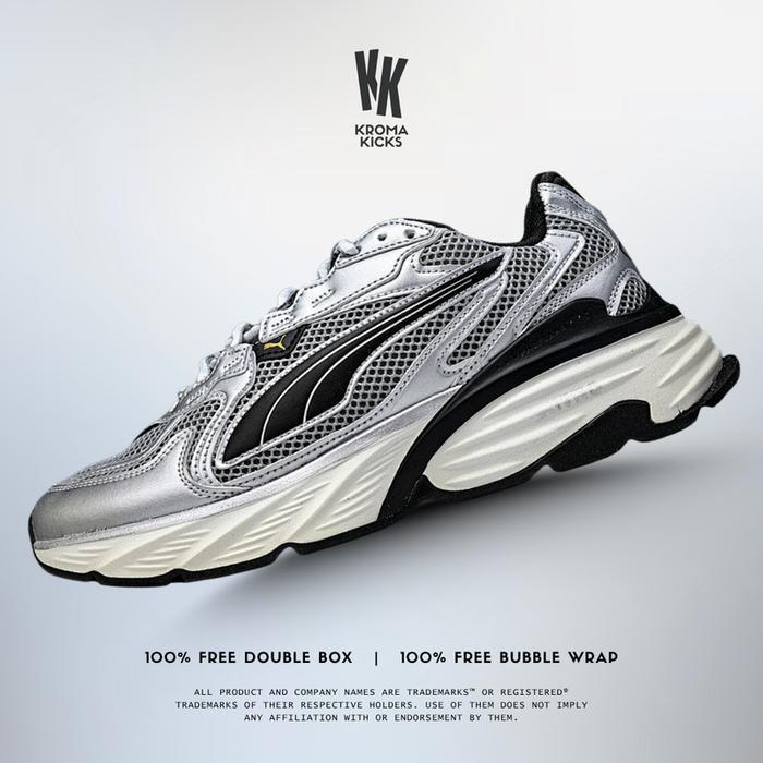 Puma Fade Sneaker Silver Black 406203-04 (Size 36-46)