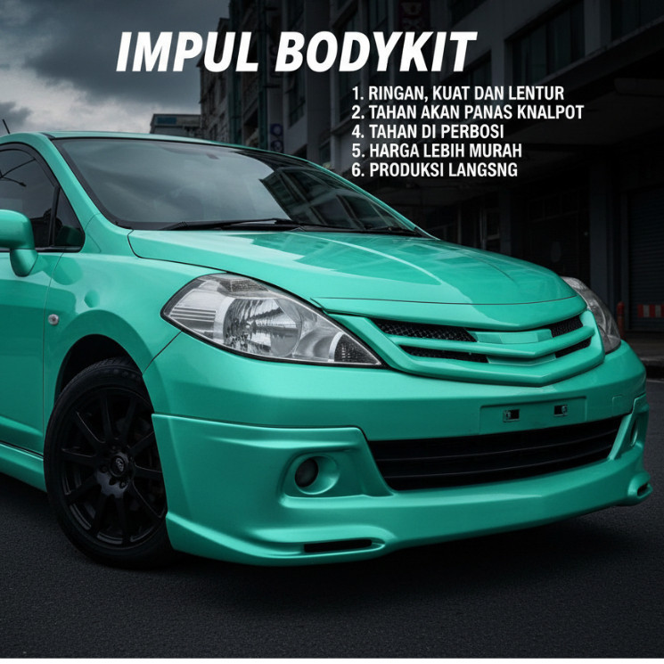 bodikit bodykit latio body kit nissan latio