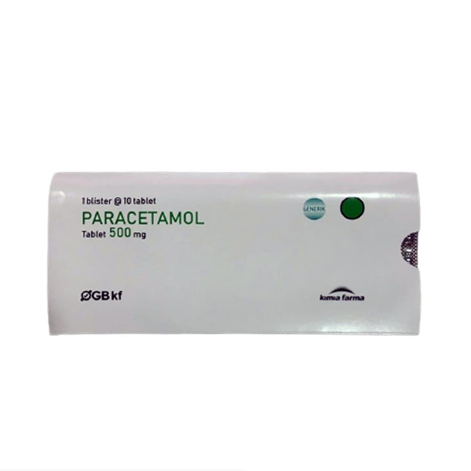 PARACETAMOL GENERIK_015 500 MG 1 AMPLOP @ 1 BLISTER @ 10 TABLET