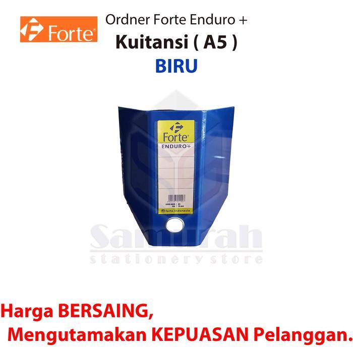 Ordner Forte  Enduro + Laminasi Ukuran Kuitansi / A5 Punggung 75 mm / Map File 2 Lubang / Bolong Bes