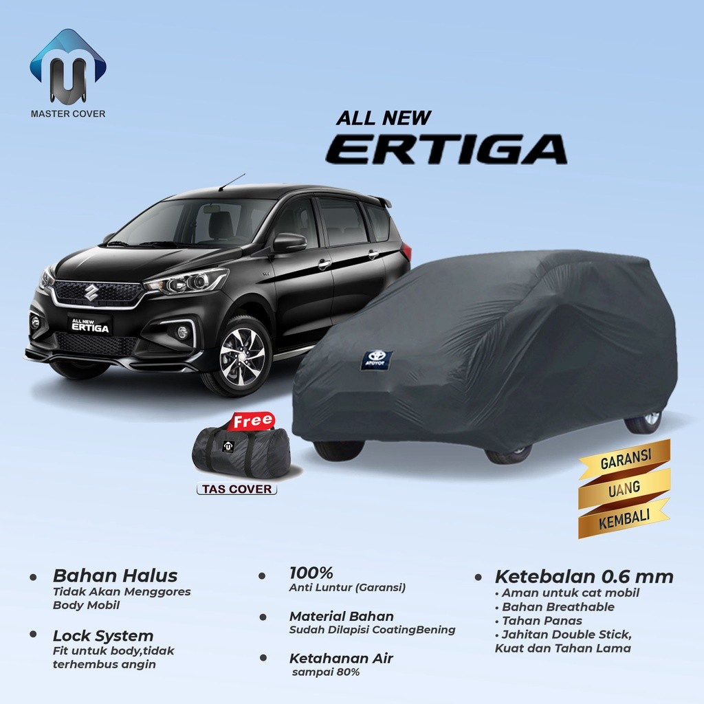 Ready Body Cover Mobil All New Ertiga Sarung Mobil Ertiga GL / GX / SPORT Mantel Selimut Mobil Suzuk