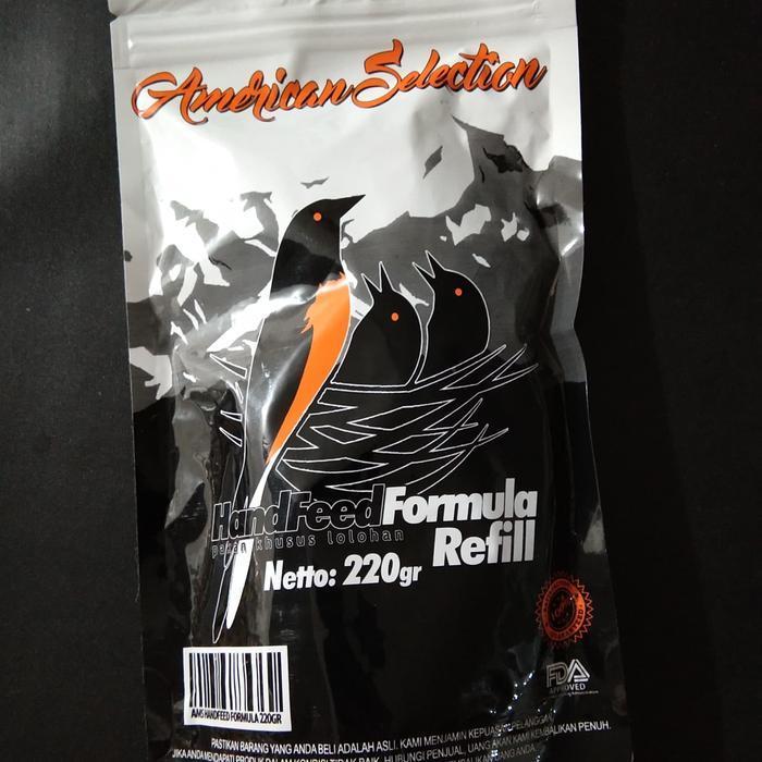 AMS AMERICAN SELECTION 220 HANDFEED FORMULA pakan lolohan burung murai