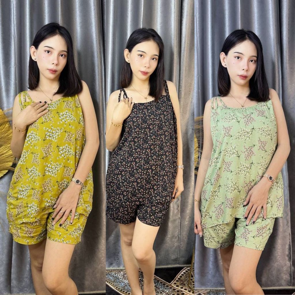 Baju Tidur Agnes BY Tessa 249-248 / Piyama wanita celana pendek