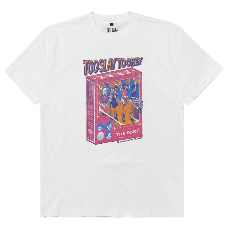 [HOT] Tshirt THE DARE - TOO SLAY TO OBEY White | The Dare Official Merchandise