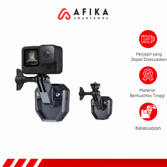 Windshield Clamp Mount Action Camera Bracket Clip GoPro