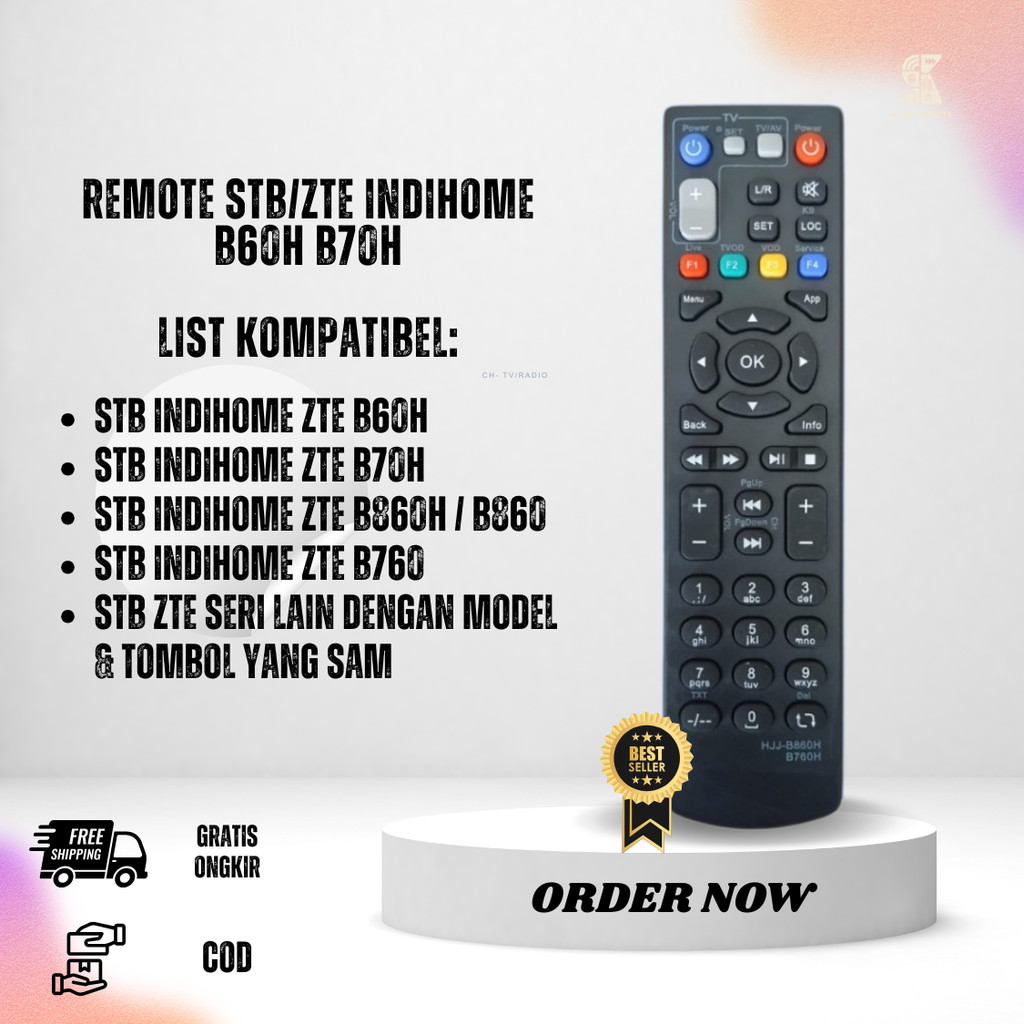Remot Remote Receiver STB Android TV BOX ZTE ZXV10 B860H B760H USEE TV