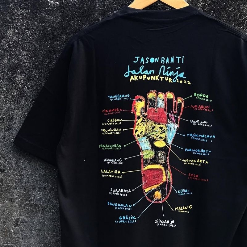 (COD) Jason Ranti Akupunktur Tshirt Black Katun S-XL