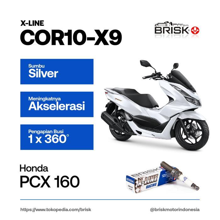 Busi Motor Brisk Premium Xline Tipe - COR10-X9 PCX 160