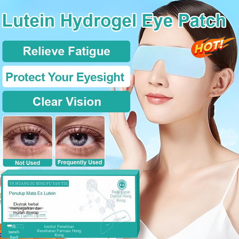 [Gratis Ongkir Masker Mata Hidrogel Lutein Untuk Meredakan Kelelahan/Masker Mata Hidrogel Lutein Mer