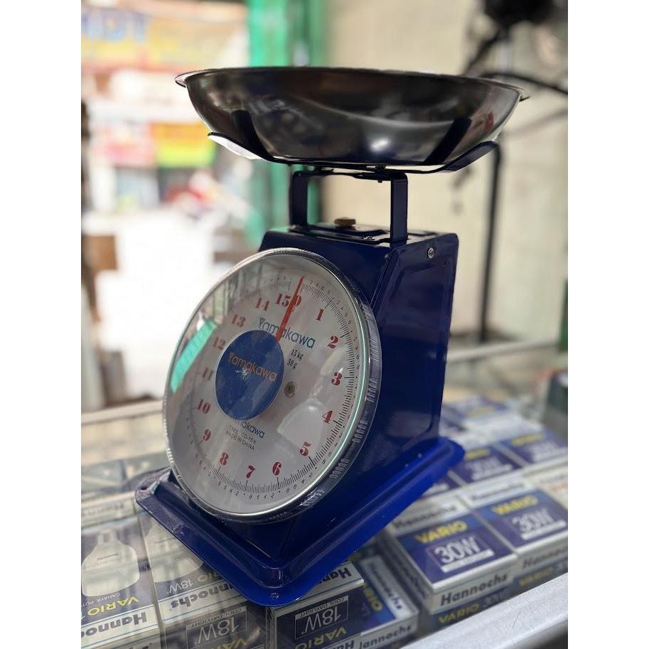 Timbangan Jarum YAMAKAWA 15 Kg Timbangan Duduk 15 kg Stainless timbangan kiloan / Kiloan Buah / timb