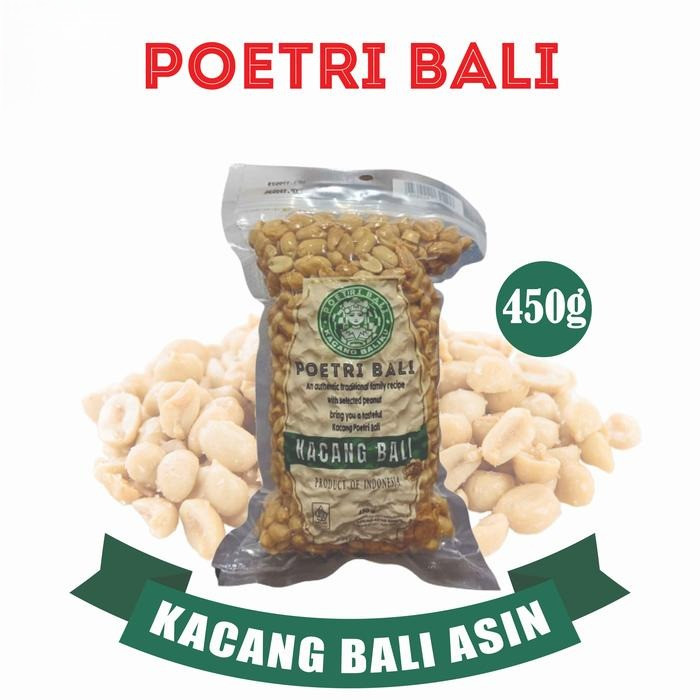 Poetri Bali - Kacang Bali Asin 450 gr - Kacang bali rasa Asin