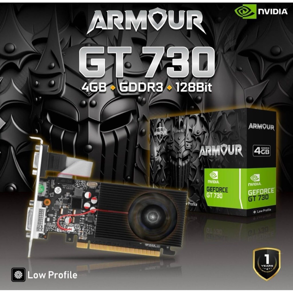 VGA Card ARMOUR GT730 4GB DDR3 128Bit