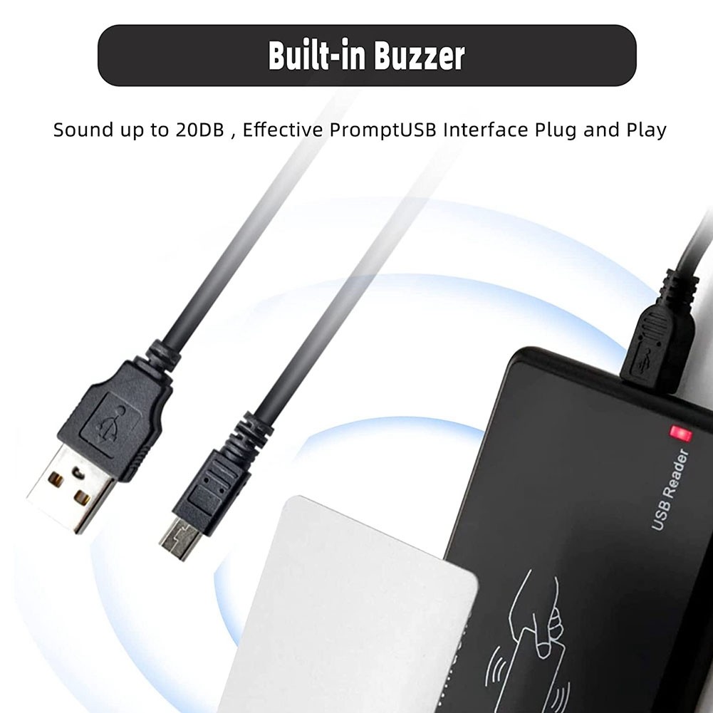 USB RFID Reader ID Card Reader Contactless Card Reader For EM4100ABVK