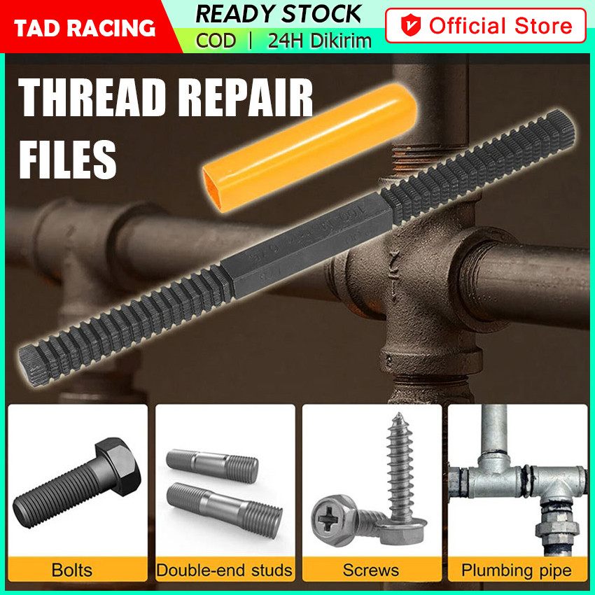 kikir drat/pengasah drat Metric Thread Repair Tool (external thread restorer file)