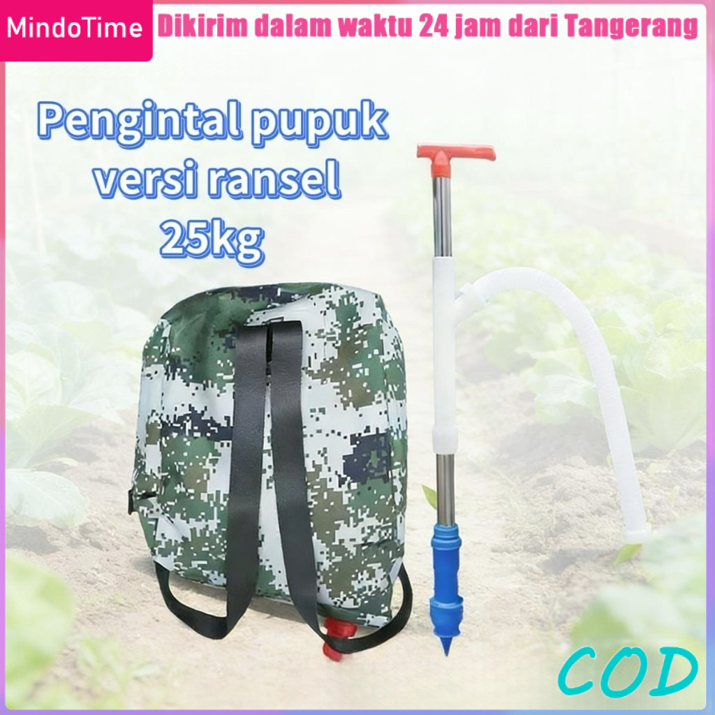 Alat Penabur Pupuk Gendong Ransel 25kg Alat Kocor Pupuk Padat Granul Semi Otomatis Alat Pemupuk Alat