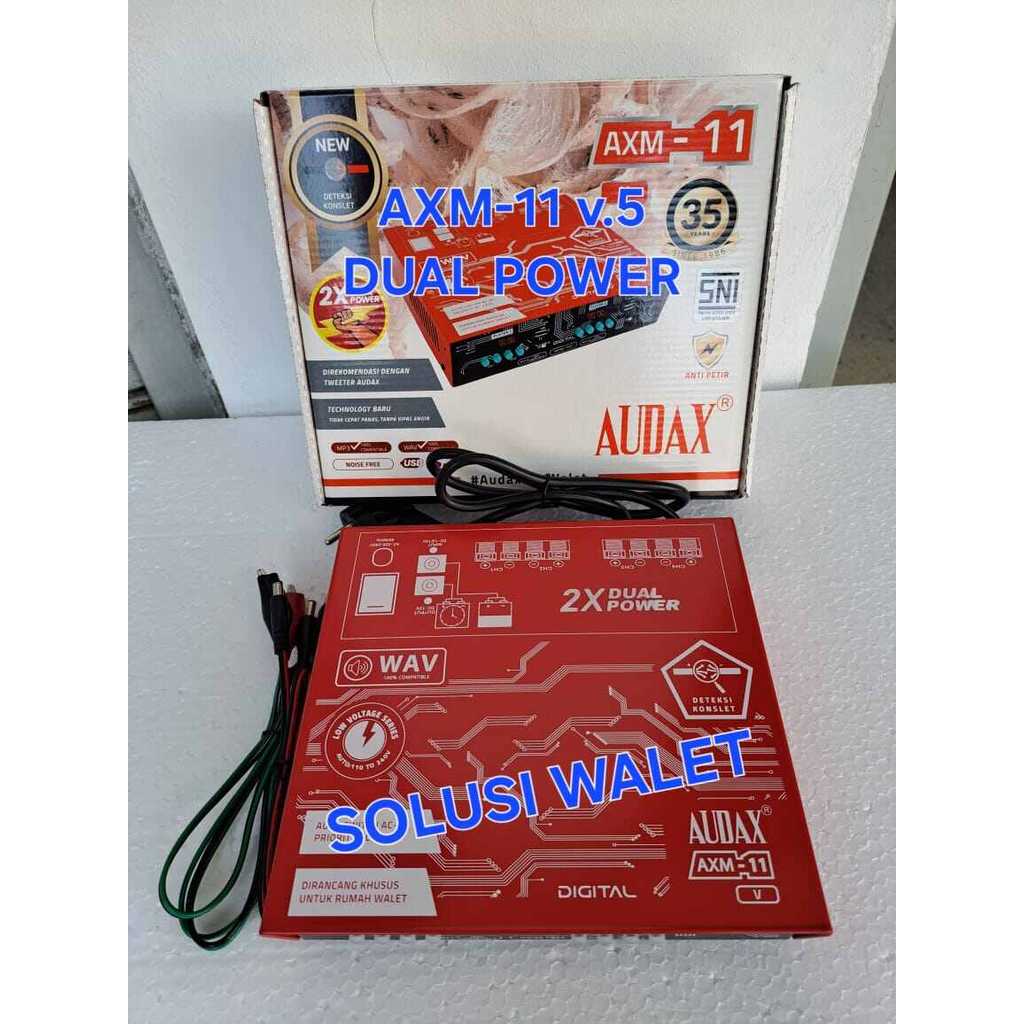 Ampli Walet Audax AXM 11 Versi 5 Dual Power Mesin Panggil Walet