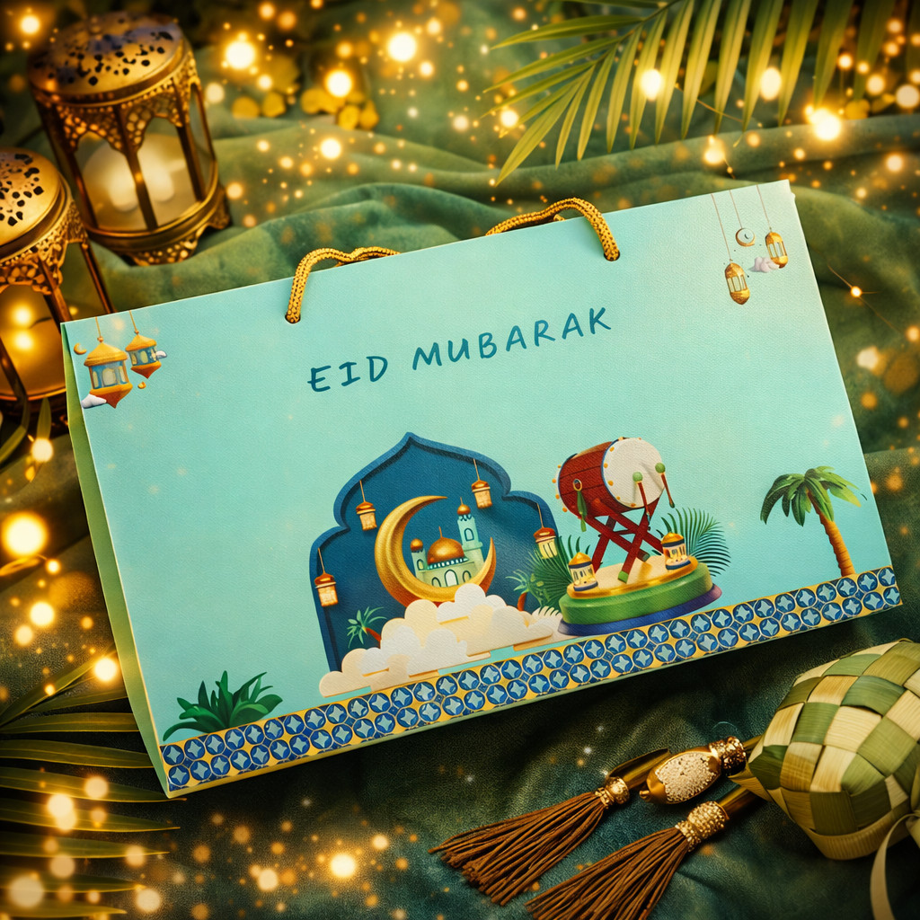 [isi 10pcs ] Kotak Hampers Lebaran / Box Hampers Lebaran Idul Fitri Isi 3 Toples Dan 2 Toples / Souv