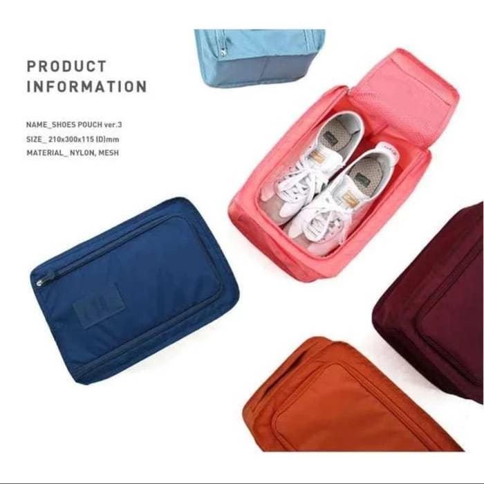 Travel bag sepatu sendal versi 3.0 pouch jinjing sepatu waterproof