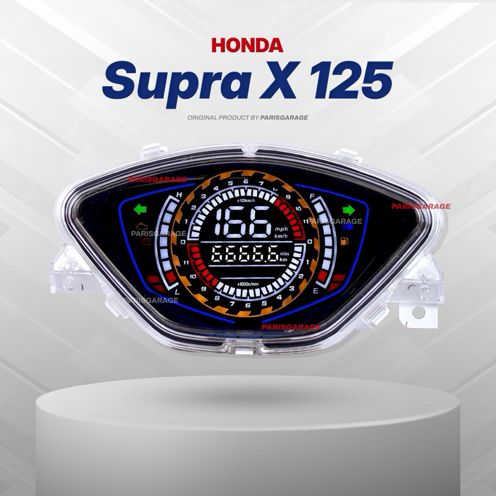 Spedometer Digital Supra X 125 Socket PNP / Speedometer Digital Supra X 125 KPH PNP