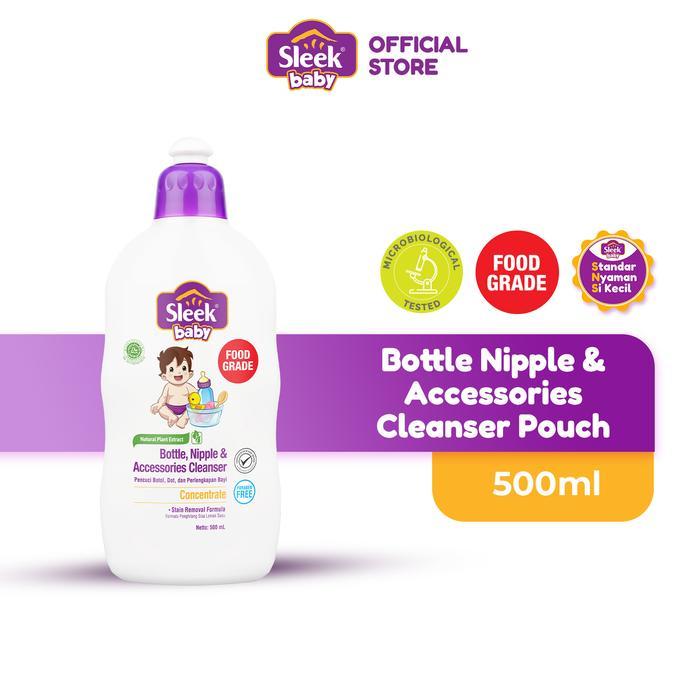 Sleek Baby Bottle Nipple & Accessories Cleanser Botol 500Ml