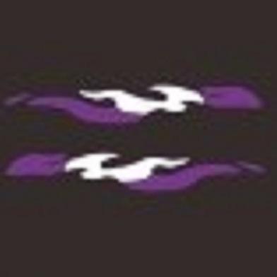 Kulit Jok Motor Motif V3 MIX 4D Camaro Catur & Emblem Logo Benang Putih Tiga Jahitan Samping Tengah 