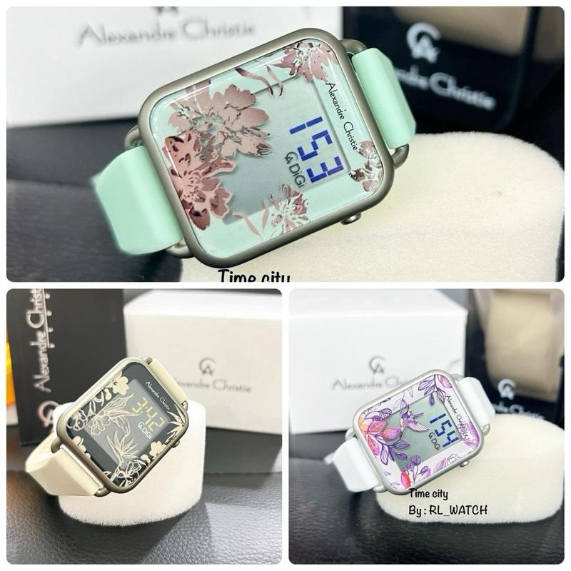 Jam Wanita Alexandre Christie AC9378 Digi Karet
