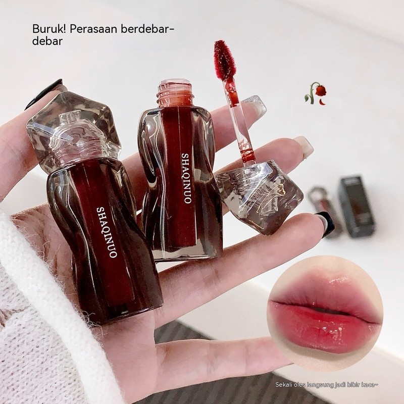 SHAQINUO Glazed Crystal Water-permeable Gloss Lip Glaze Lip Gloss Lip Gloss Lip Gloss Lip Gloss