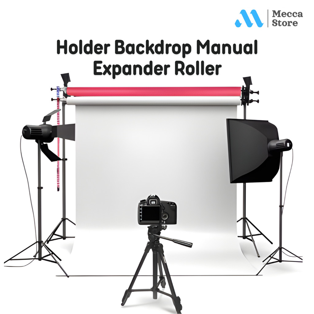 Holder Backdrop Manual Expander Roller Studio Background