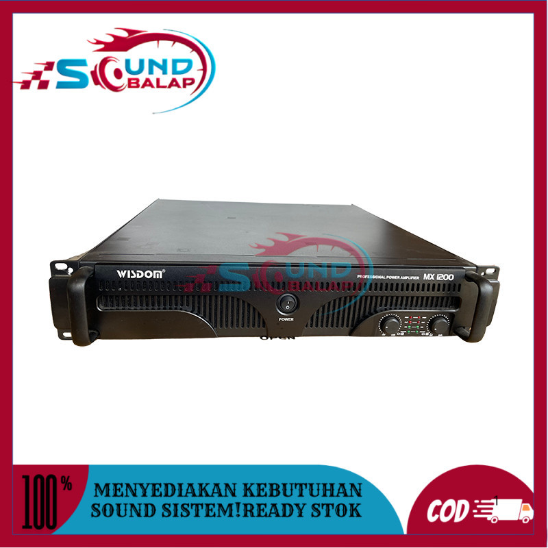 Wisdom MX1200 Power Amplifier Original Wisdom MX-1200