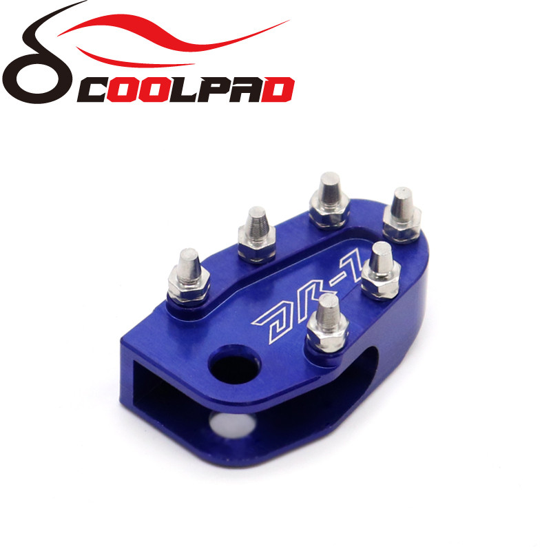 Motorcycle CNC Rear Brake Pedal Step Plate Cleats For Suzuki DRZ400 DRZ400E DRZ400S DRZ400SM DRZ 400