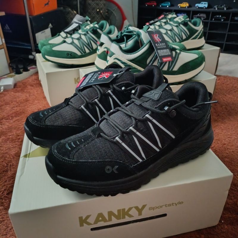 Sepatu Kanky Story Kitadake Full Black Baru
