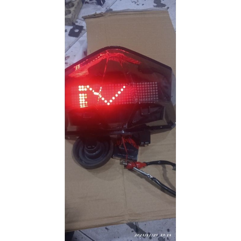 Running text STOP LAMP Vario 125/150