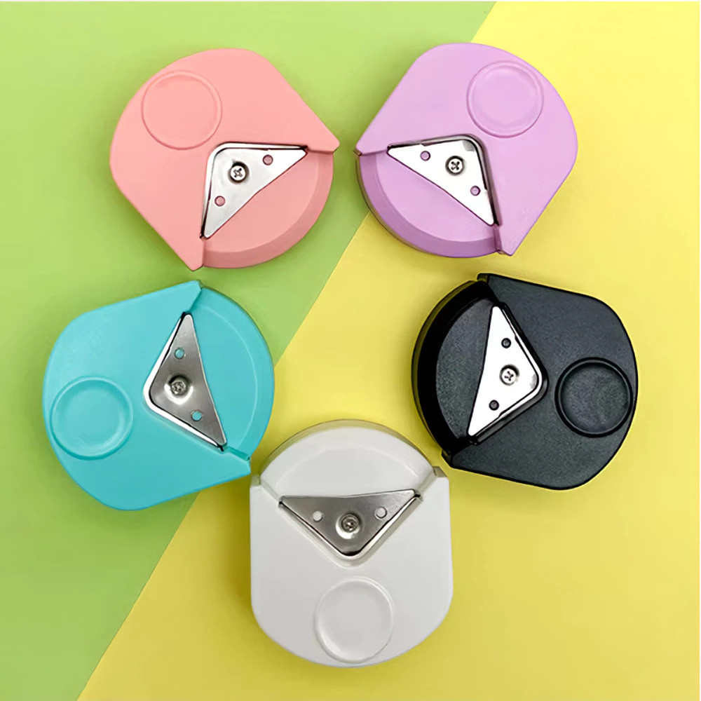 Pemotong Sudut Kertas R4 Potongan Presisi Aman Ukuran Mini