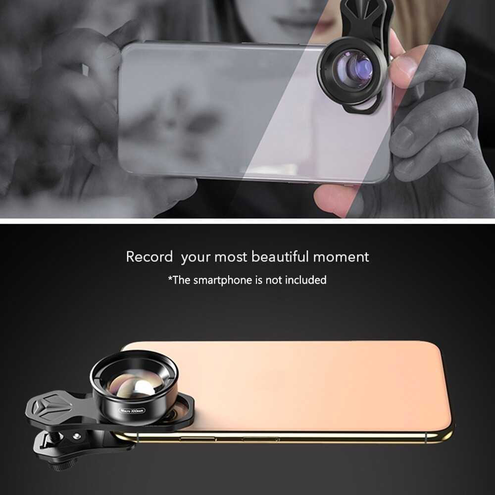 APEXEL Lensa Kamera Smartphone Macro Lens Universal HD 100mm - APL-HB100mm