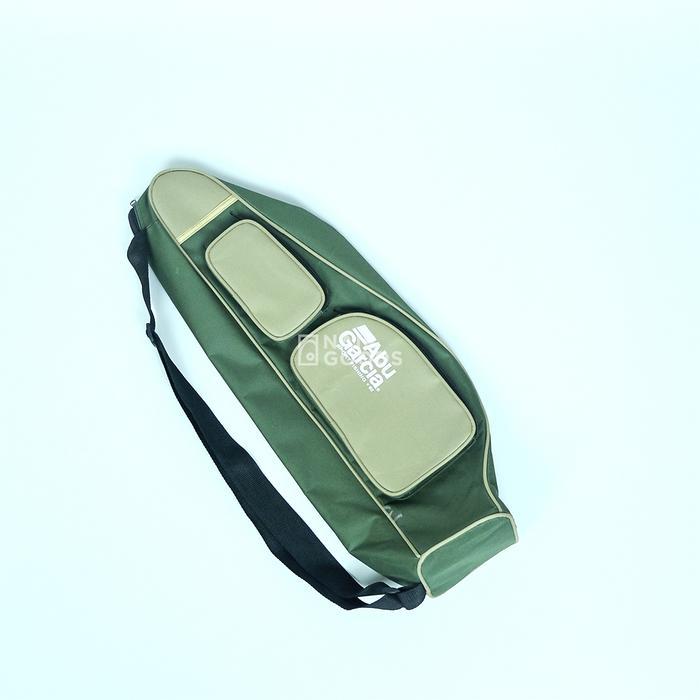 CAMPFIRE Tas Joran Pancing Slempang Abu Garcia Coklat Muat 2-3 Set Joran Model Slempang - 60 Cm