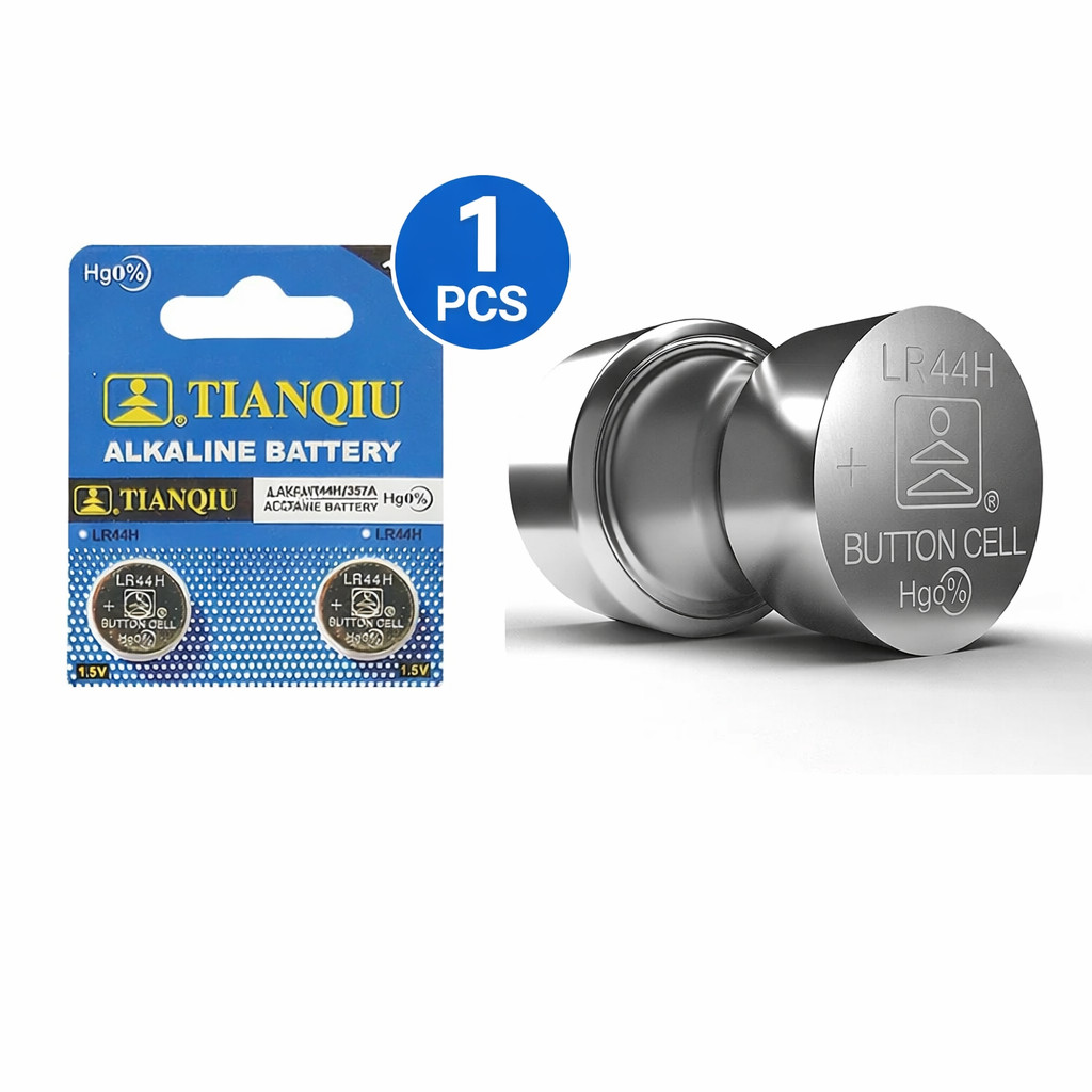 Baterai Kancing Lithium LR44H AG13 357 1.5V, Baterai Jam Tangan Kalkulator Termometer Digital - LR44