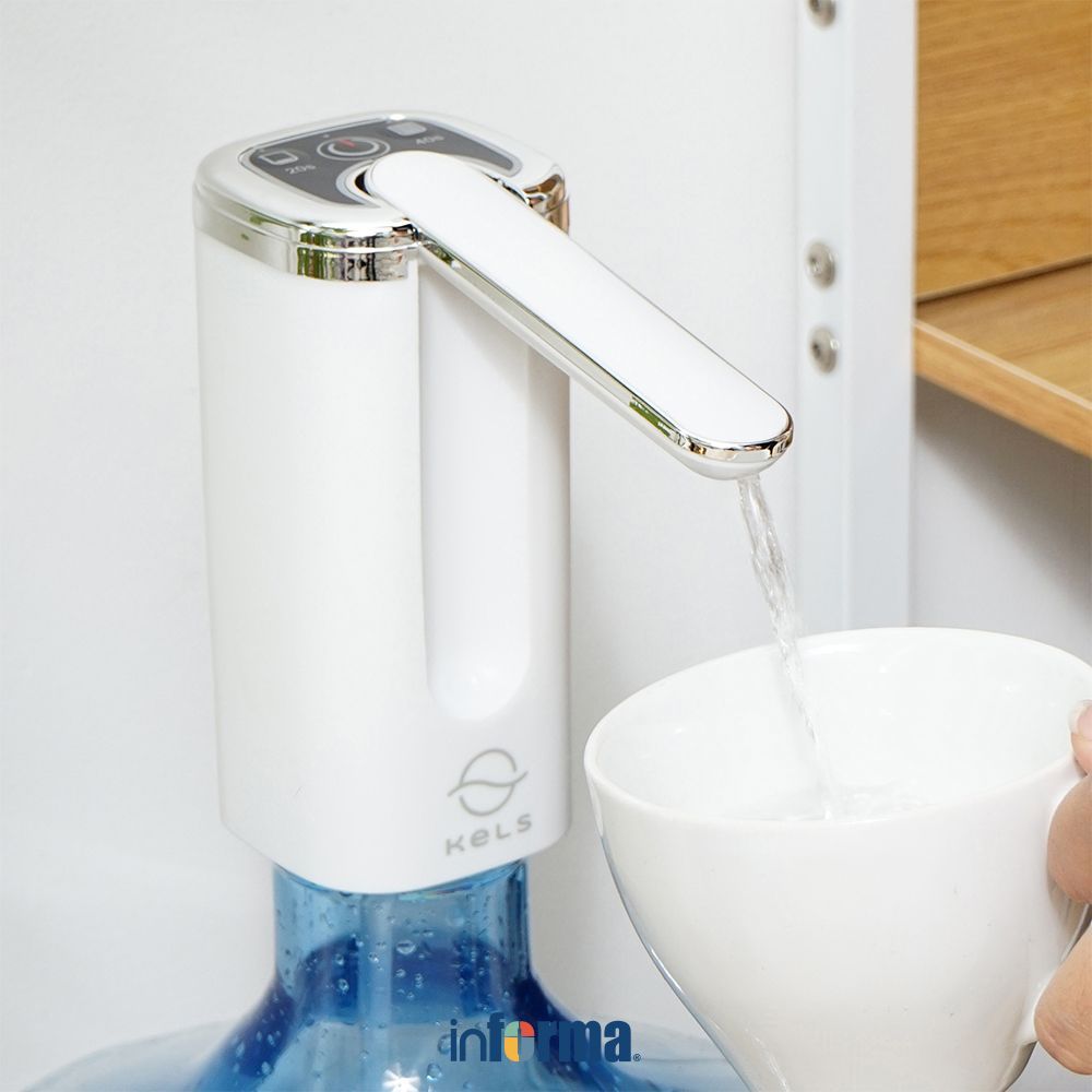 Informa Kels Sierra Pompa Air Galon - Putih Waterpump Pompa Dispenser Alat Penghisap Air Galon Elekt