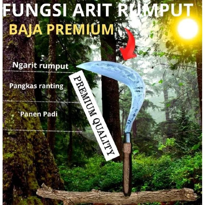 [TERLARIS TERMURAH] Arit - Sabit Jawa Dewi Bintang Asli – Baja Per Tempa Disipuh Tajam Tahan Lama