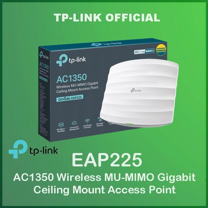 Tp-LIink EAP225 AC1350 Wireless Dual Band Gigabit Ceiling Mount EAP225