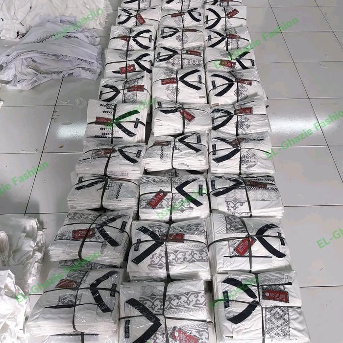 Baju Koko Abdillah Lengan Pendek | Baju Koko Murah | Motif Random - M