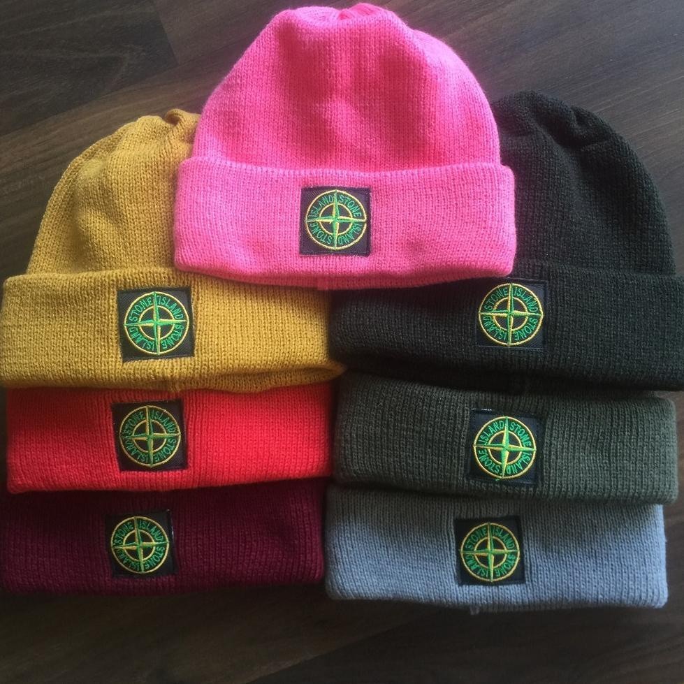 Kupluk Pria Stone Island Beanie Hat Kupluk Pria Keren Bannie Hat Kupluk Topi Cupluk Dewasa Hadir.Lag