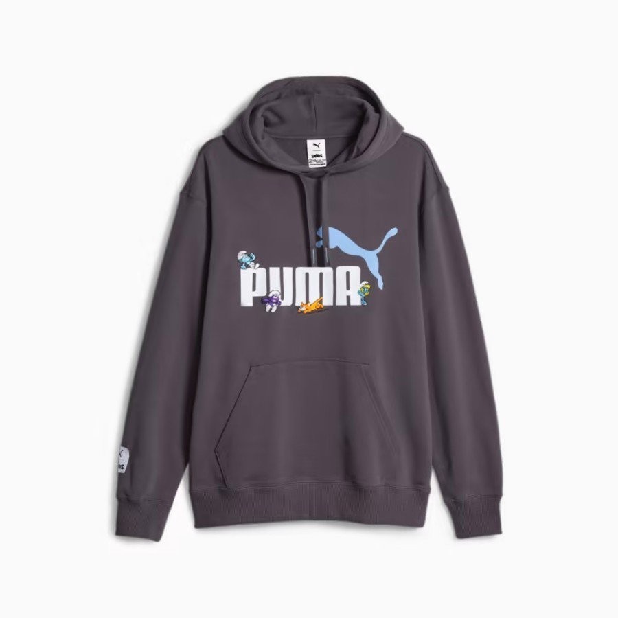 Hoodie Pria PUMA X THE SMURFS Graphic Hoodie TR Dark 622191 13