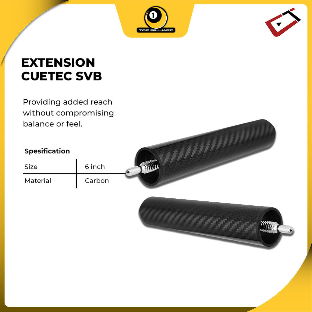 Extension Cuetec SVB Cue Billiard Stik Accessories Pool