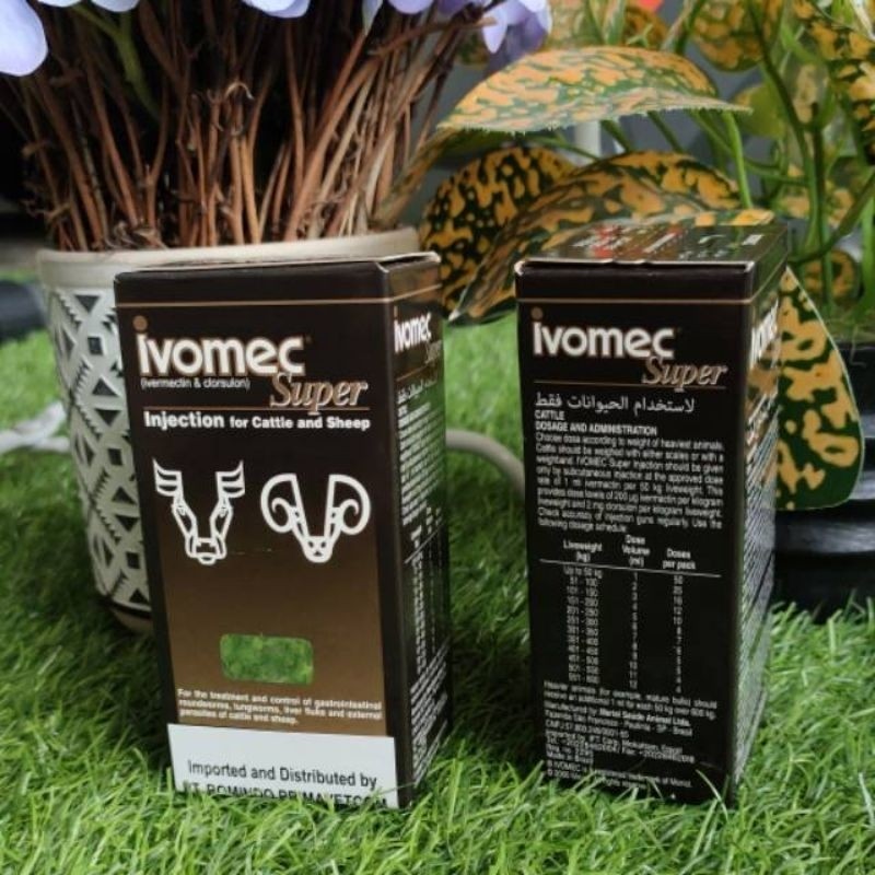 Ivomec Super 50ml - Efektif Basmi Kutu Ektoparasit Endoparasit Hewan Asli Original 100%