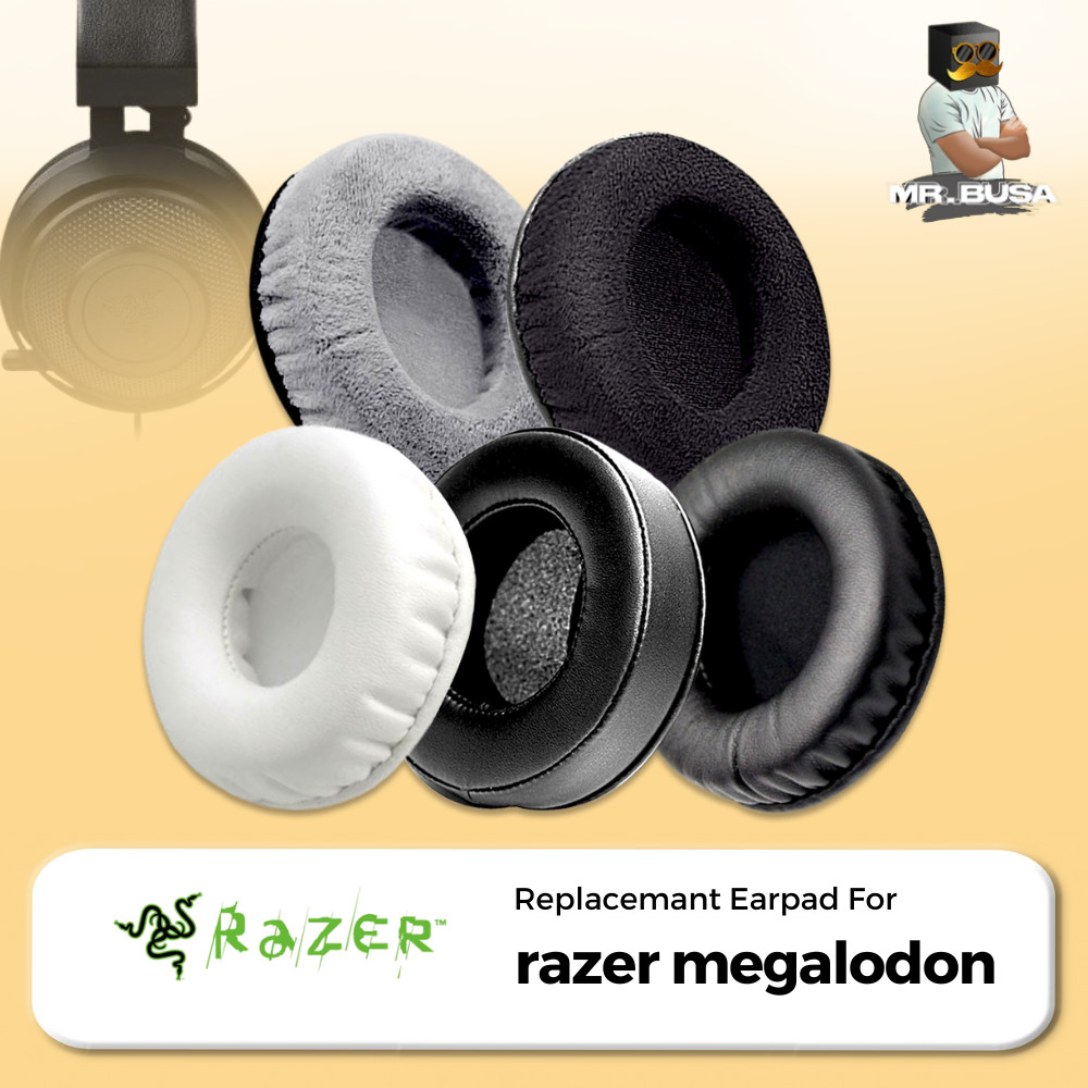 Earpad Pad Earcup Ear Cushon Razer megalodon Busa Foam Bantalan