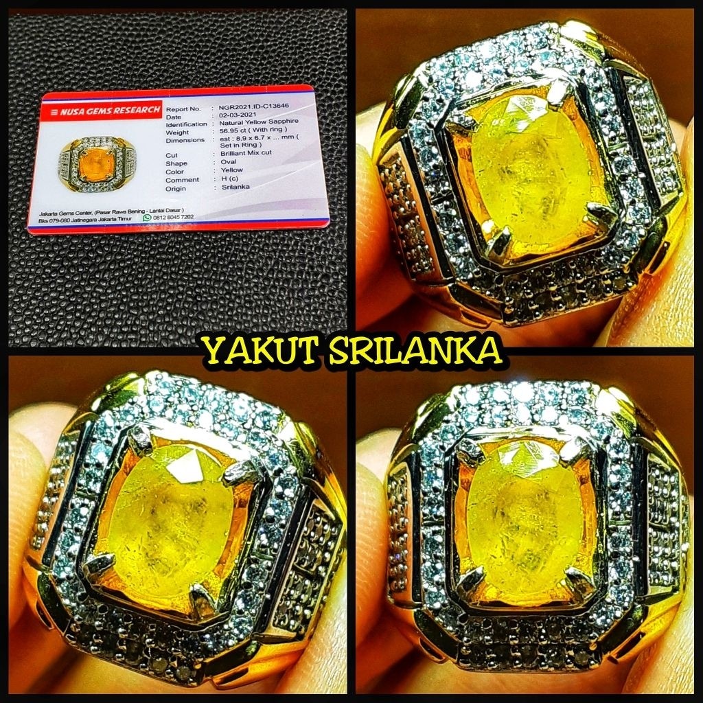 permata yakut sapphire ceylon kristal