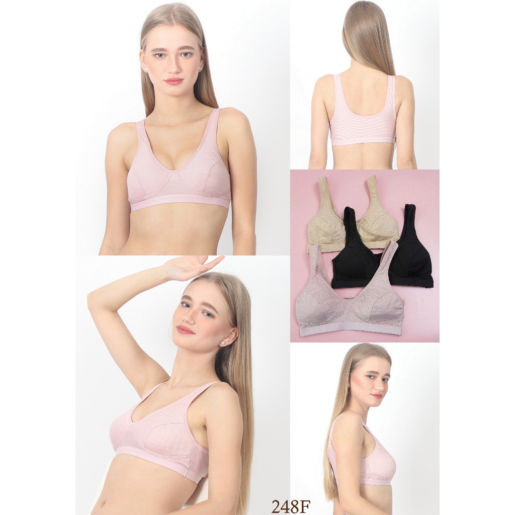 Bra Wanita FELANCY Tanpa Kawat Busa Tipis Size S fits Bra Cup Kecil 30/32 Wireless / Pakaian Dalam  