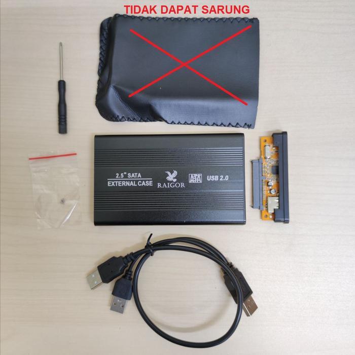 EXTERNAL CASE HDD 2.5" SATA / CASING HARDDISK 2.5 INCH / HDD ENCLOSURE